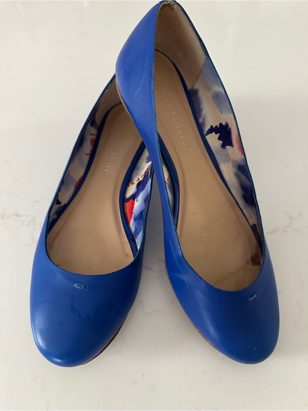 Loeffler Randall Blue Women's Ballet Flats Size 7.5 B